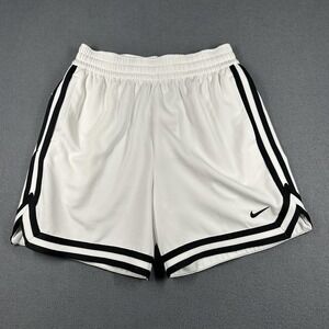 Nike Dri-FIT Basketball Shorts Kids Large White Black Loose Fit NWT FZ5240-100